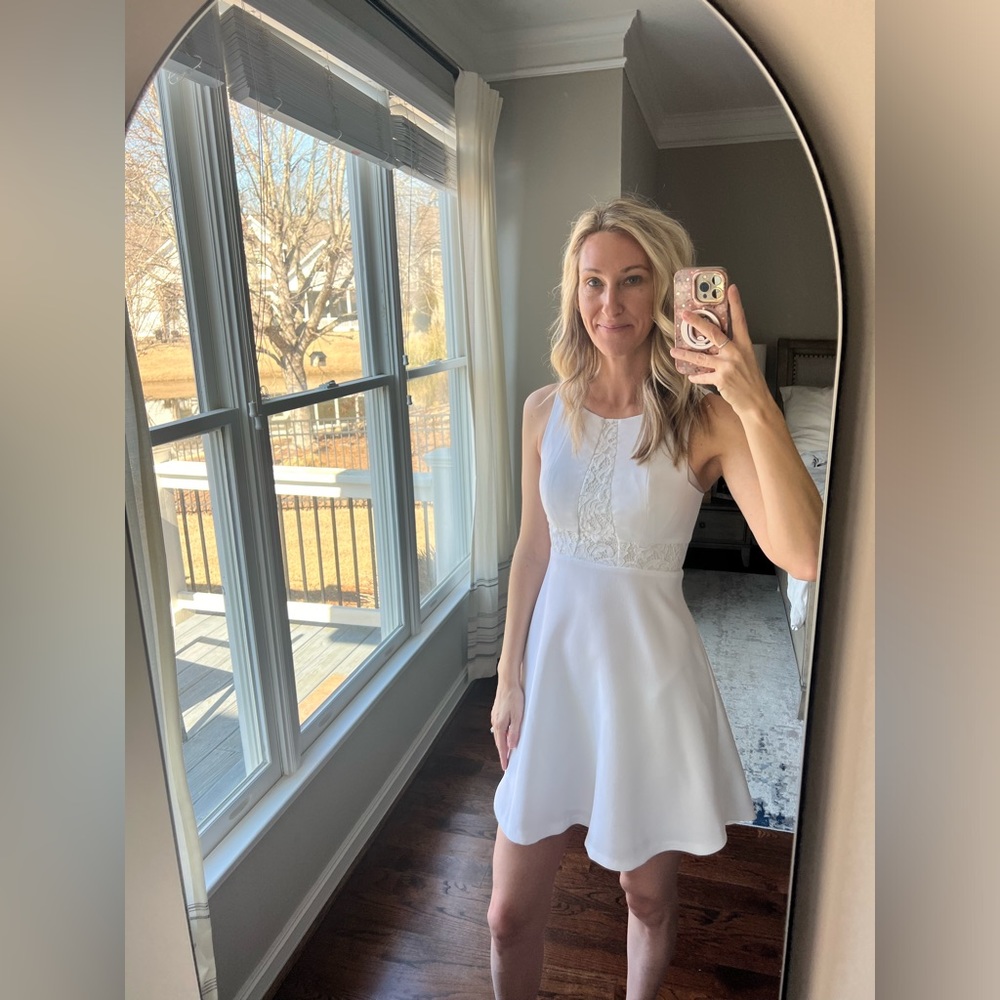 BCBG generation white dress size XS